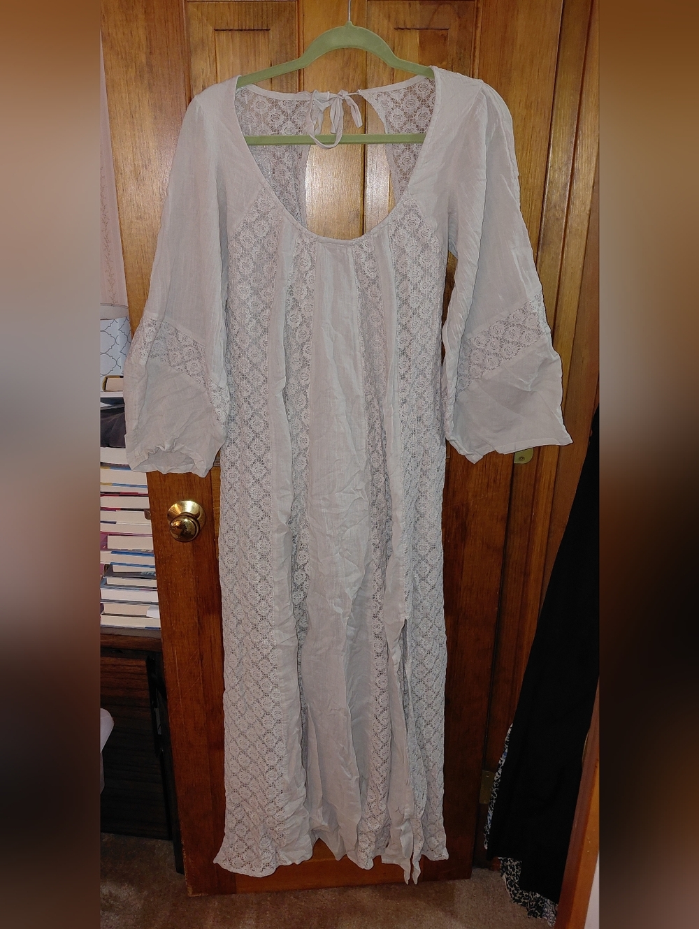 Free People Starlight Maxi Dress in Morning Oat - Picture 6 of 16